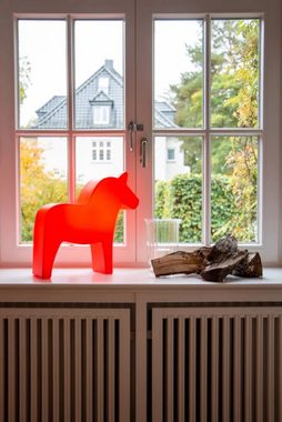 8 seasons design Dekolicht 8 seasons - Motivleuchte Shining Dala Horse 43 cm rot (veredelt) LED