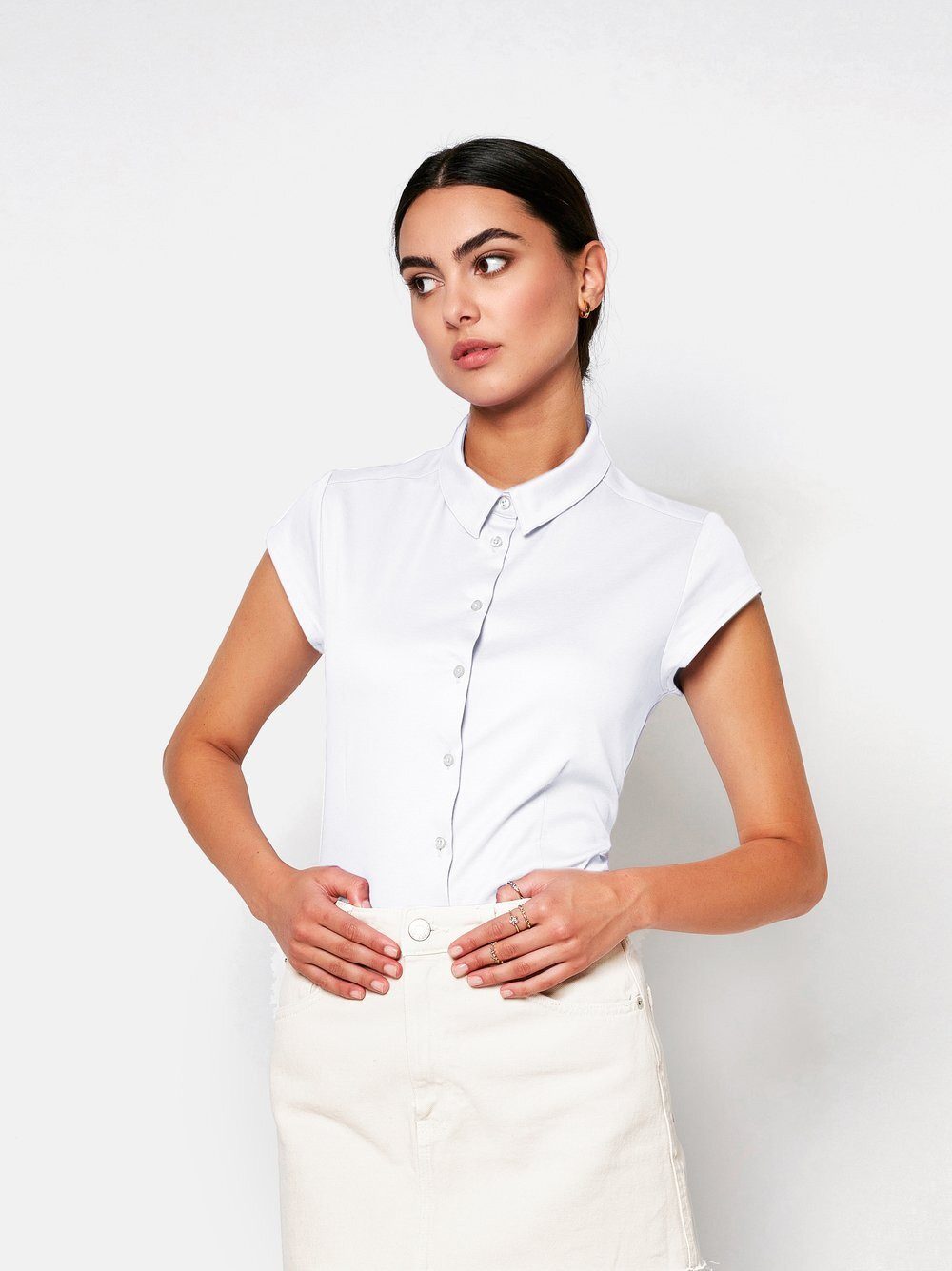 DESOTO Klassische Bluse Pia mit Hemdblusenkrangen günstig online kaufen