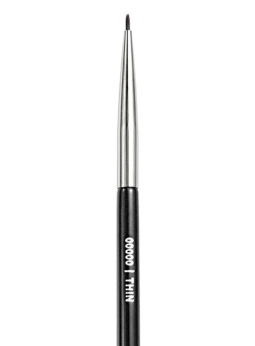 Maskworld Maskenpinsel Schminkpinsel ultra fein 00000 THIN, Professioneller Make-up Pinsel für feinste Linien und Haarzeichnungen