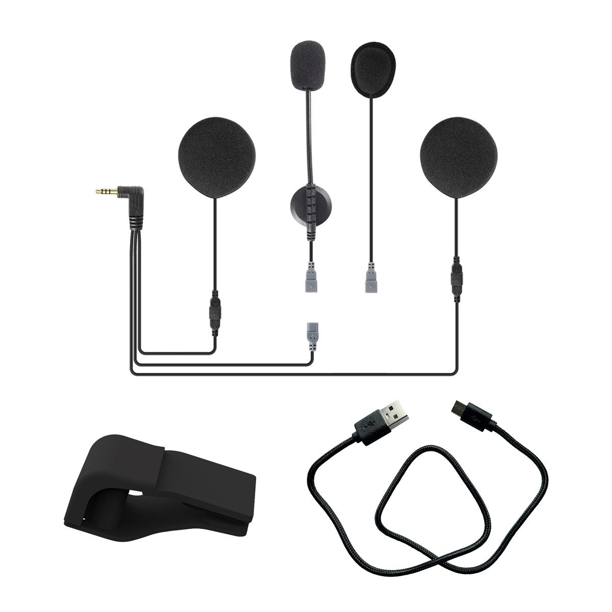 Tourtecs Funkgerät Intercom Motorrad # GoTalk4 Bluetooth Kommunikationssystem mit Headset