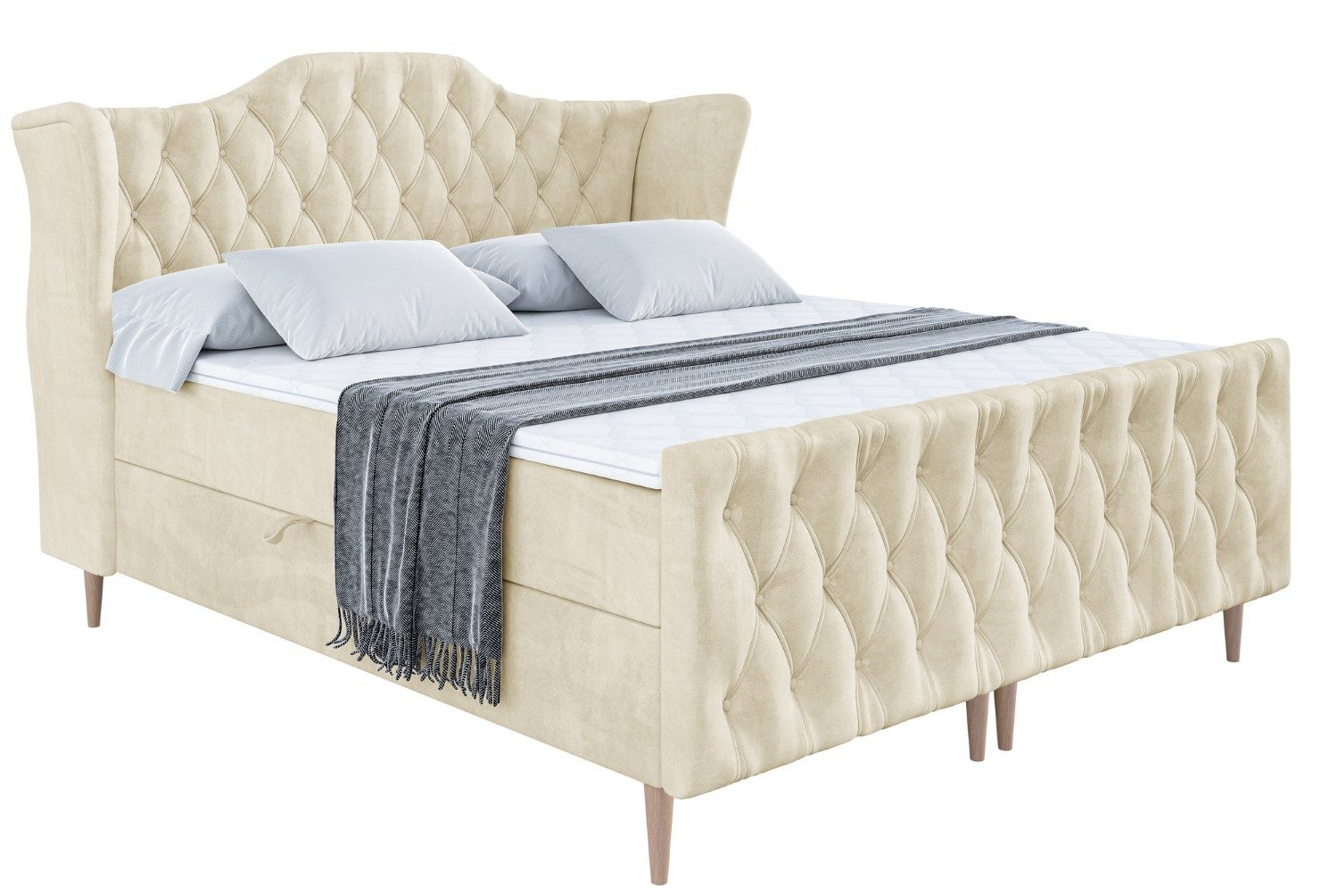 ALTDECOR Boxbett VILA-F-Z (Multipocket-Matratze H4, H3 günstig online kaufen