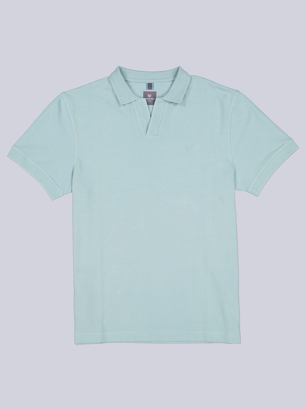 ENGBERS GERMANY T-Shirt Herren Polo-Shirt aus aus edler Baumwolle, Tuerkis