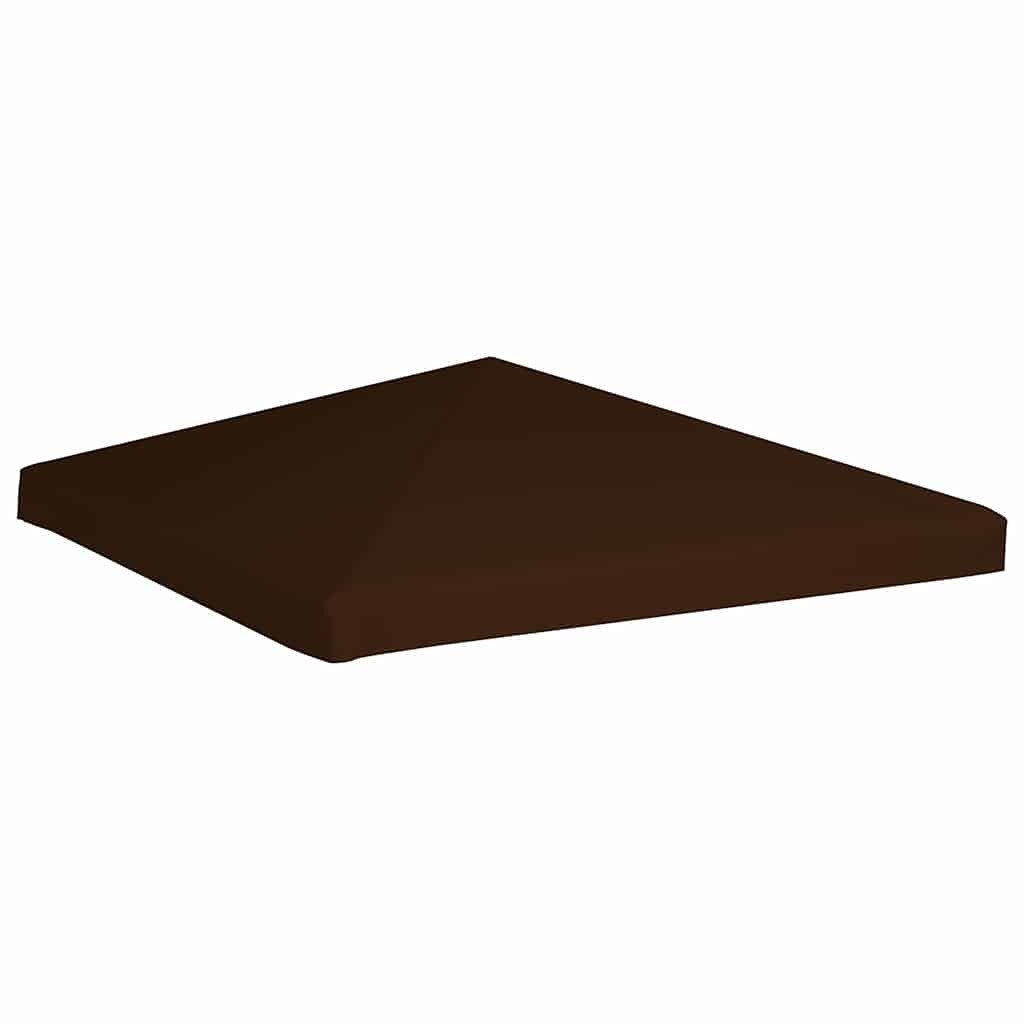vidaXL Pavillon-Ersatzdach Pavillondach 310 g / m² 3x3 m Braun, 300 x 300 cm