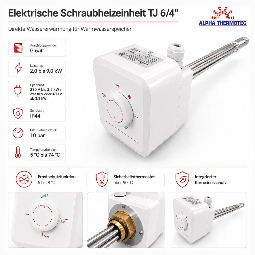 Alpha Thermotec Heizstab HPD Heizstab