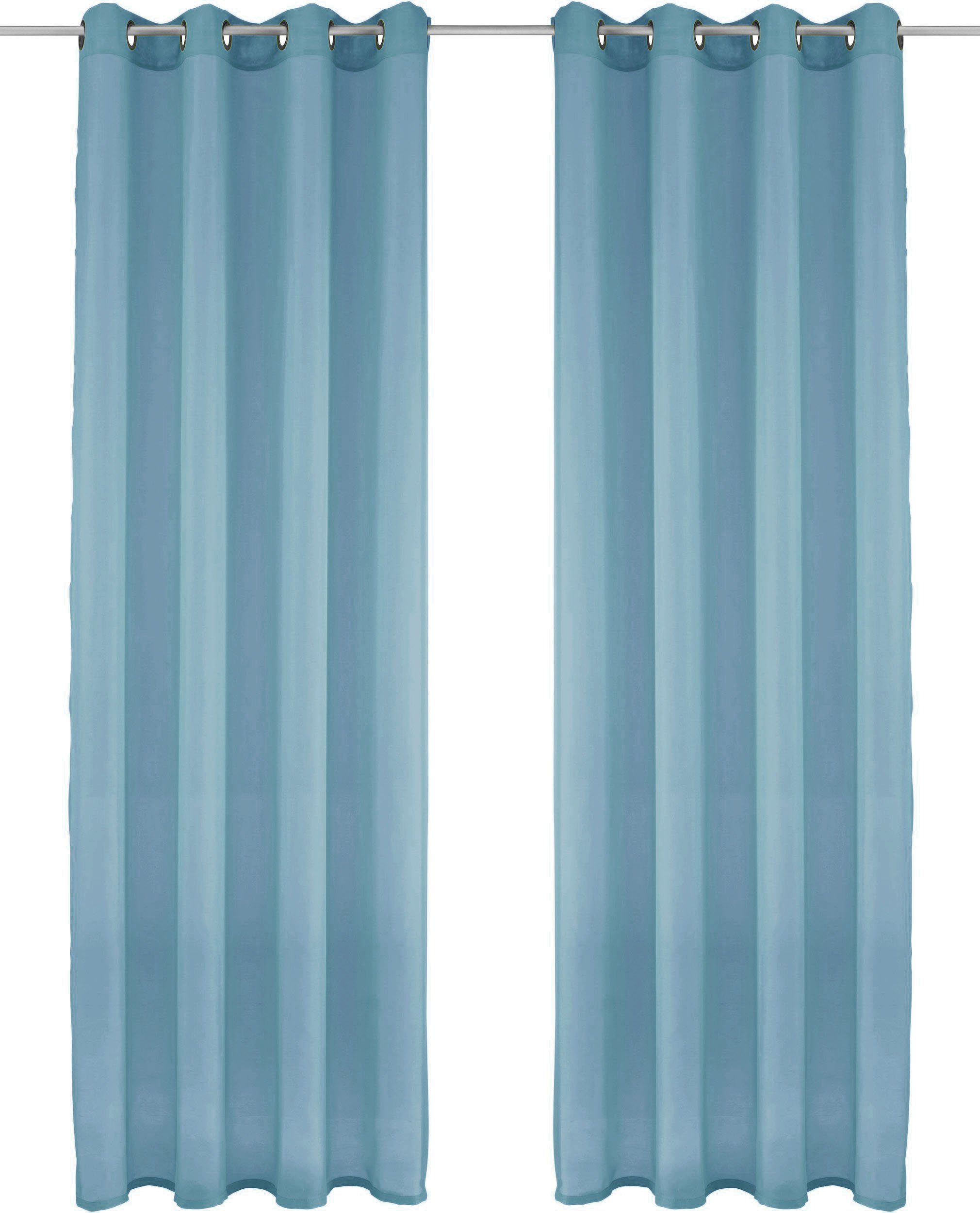 my home Gardine XANA mit Ösen, Kräuselband oder Schlaufen (1 St), Ösen, hal günstig online kaufen