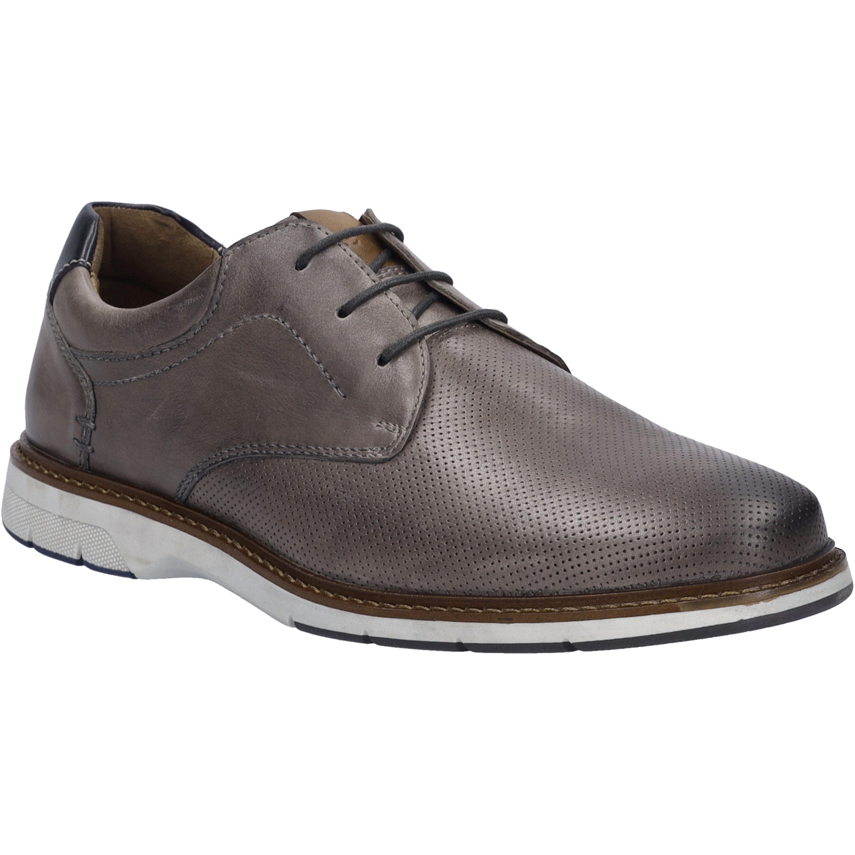 Josef Seibel Stuart 02, grau Schnürschuh