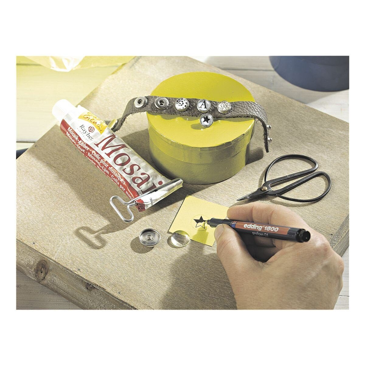 edding Fineliner 1800, (3-tlg), mit 3 unterschiedlichen Strichstärken