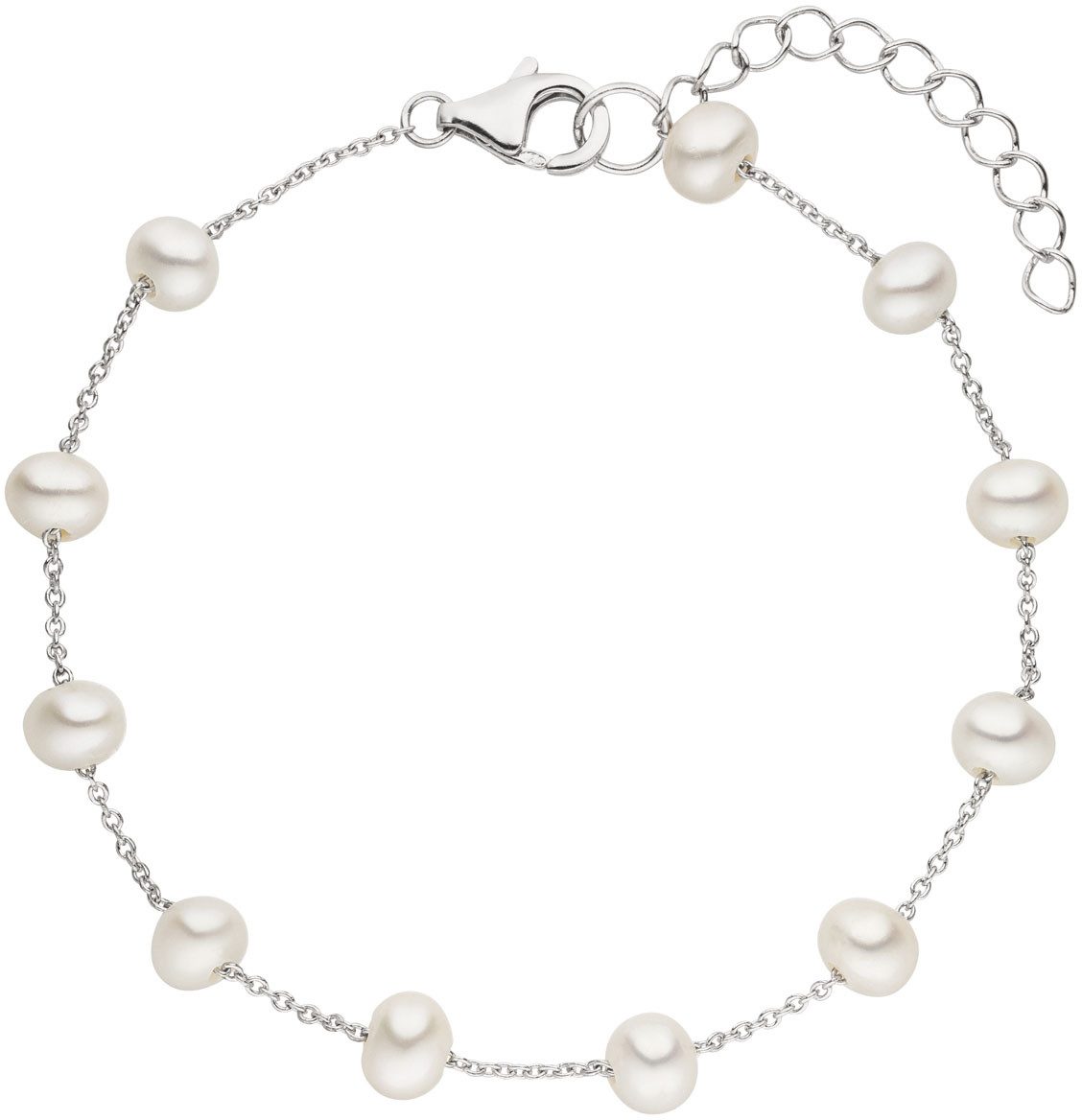 Perlenarmband Schmuck Geschenk Silber 925 Armband Armkette La Maddalena, L50