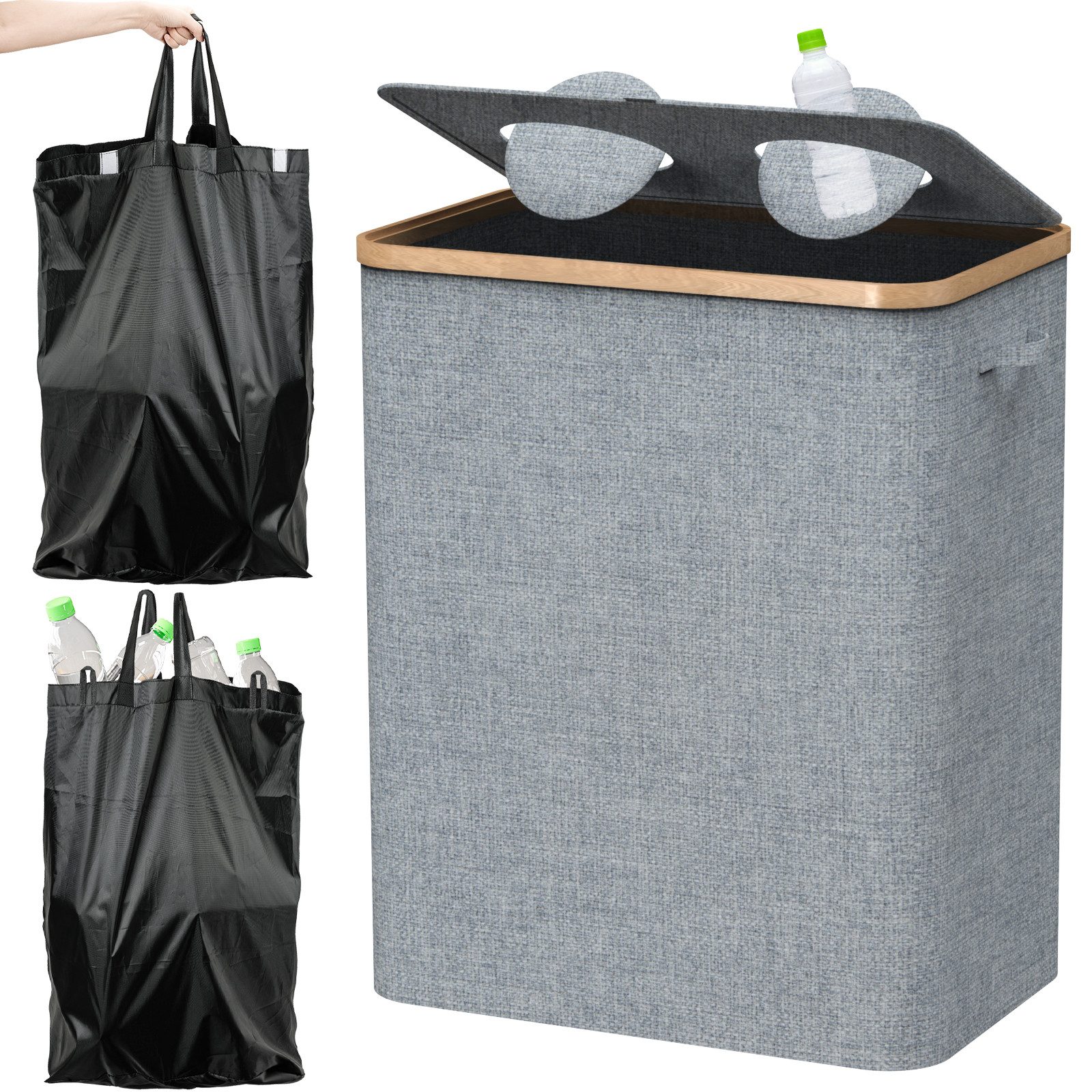 skelo Flaschenkorb Pfandflaschen Sammelbehälter, 160L Fasst 90 Leere Flasch günstig online kaufen