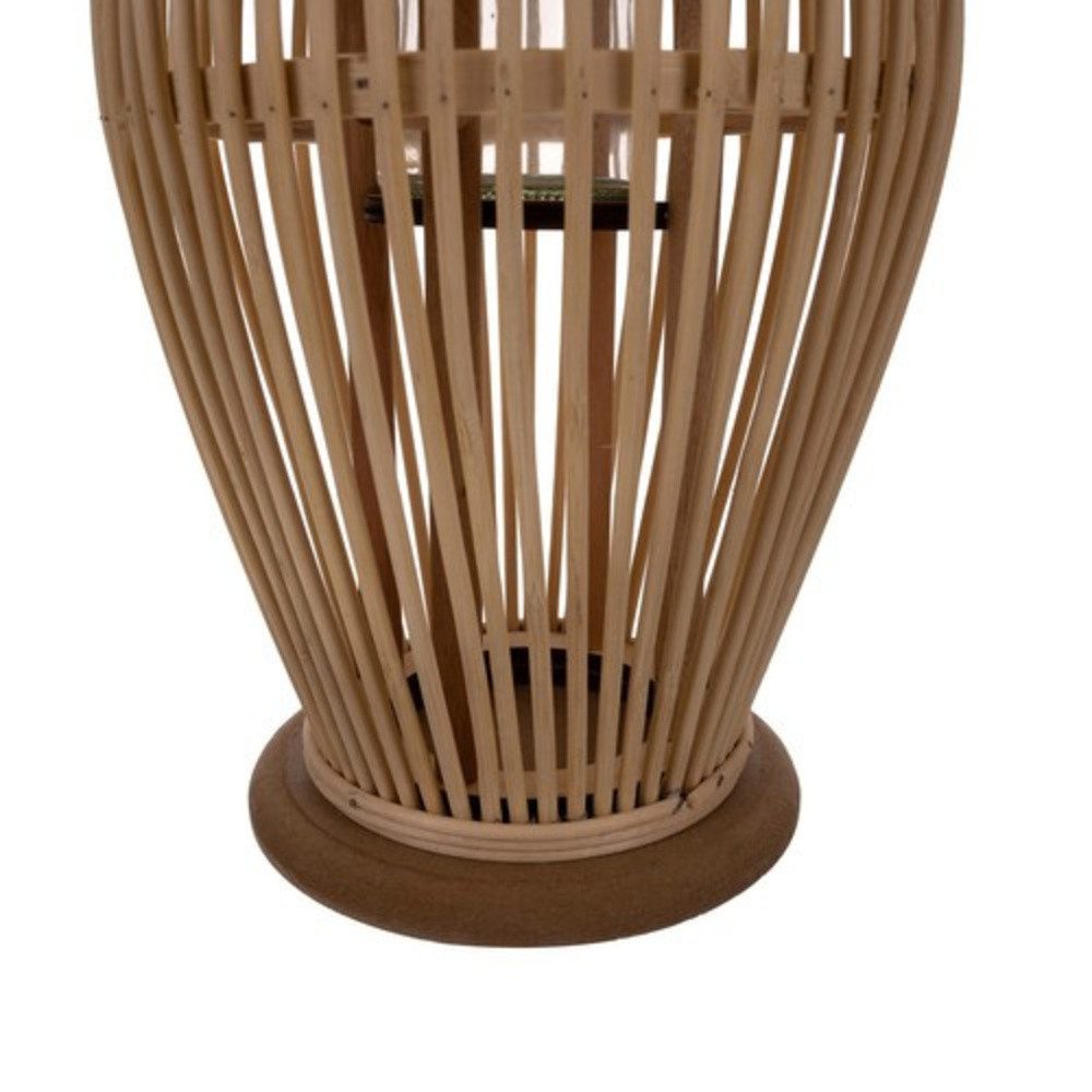 Ruhhy Kerzenlaterne Bambus-Rattan-Laterne (Spar-Set, 1 St., dekorativ), stilvolles Ambiente auf Terrasse oder im Innenraum schafft