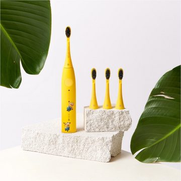 happybrush Schallzahnbürste ECO VIBE 3 Starterkit Minions - Elektrische Zahnbürste - gelb