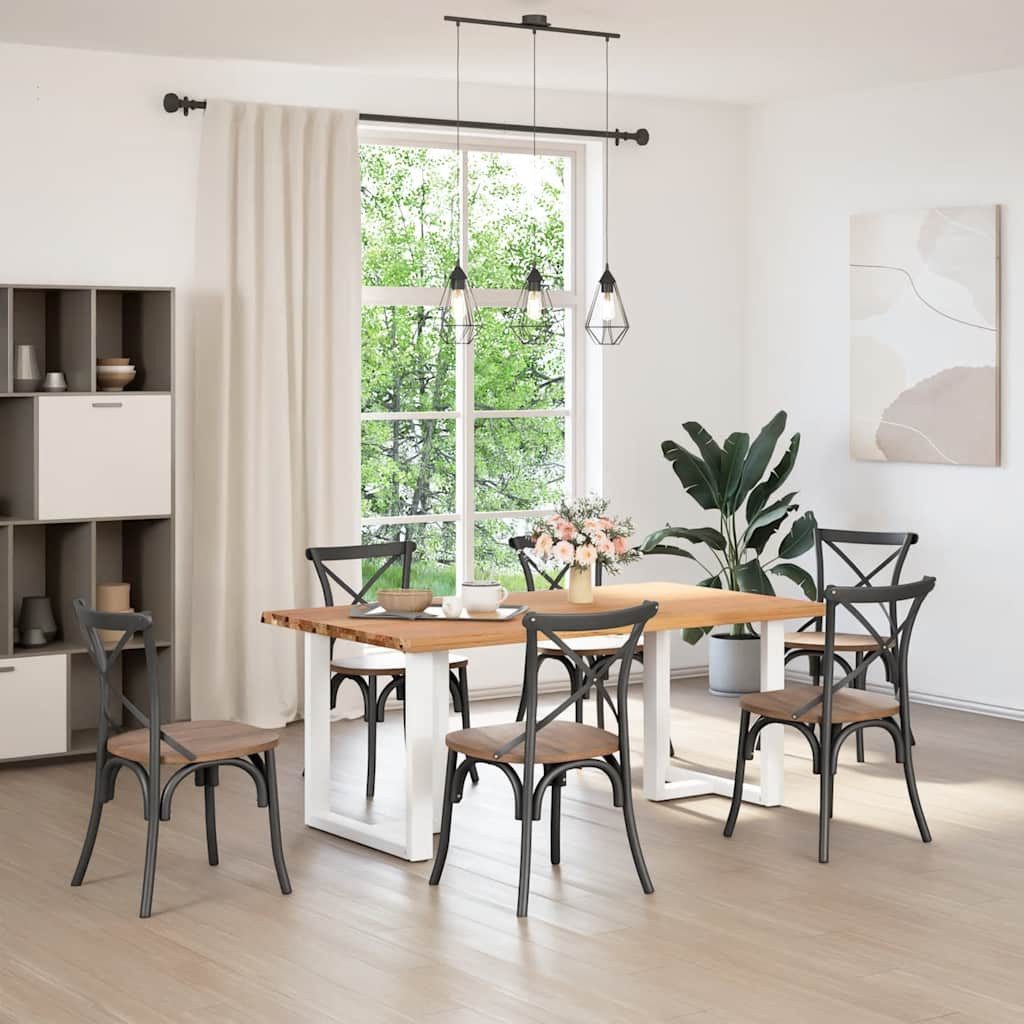vidaXL Esstisch Esstisch mit Baumkanten 180x100x74 günstig online kaufen