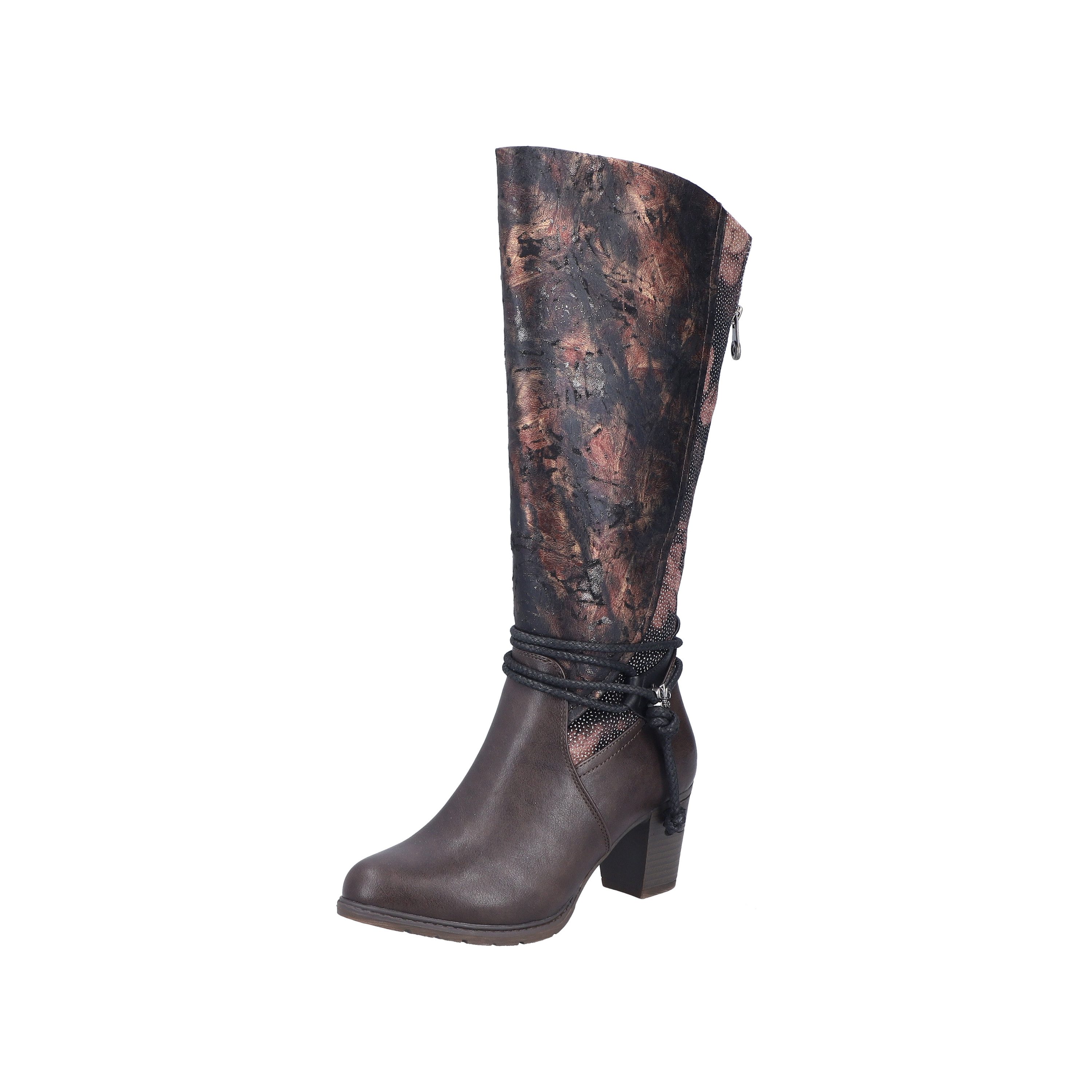 Rieker Stiefel Langschaftstiefel, mit Zierbänder, XL-Schaft