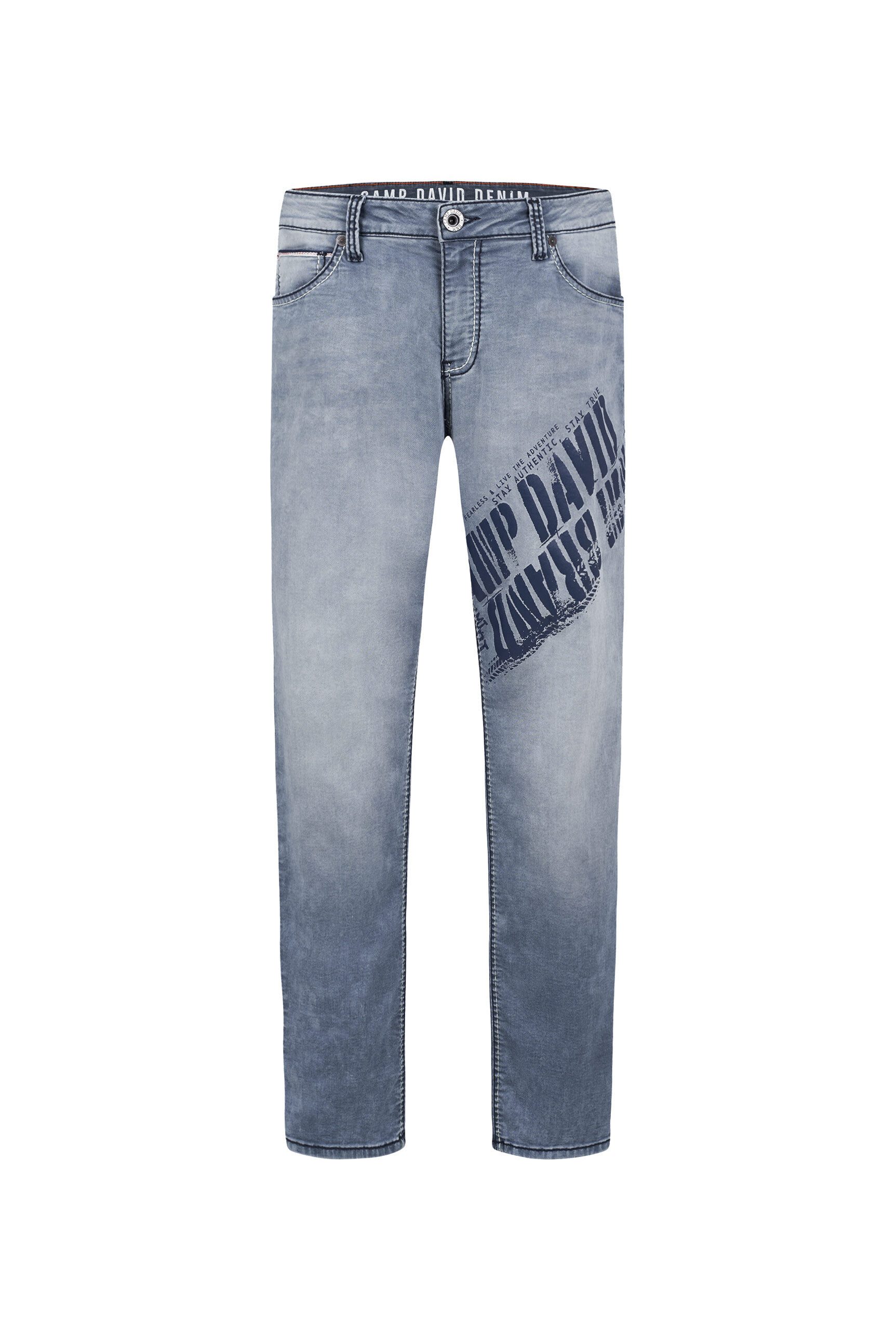 CAMP DAVID Comfort-fit-Jeans aus Sweatmaterial