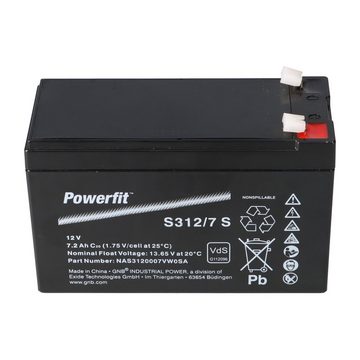 Exide Exide Powerfit Bleiakku AGM 12V 7,2Ah S312/7 S Bleiakkus