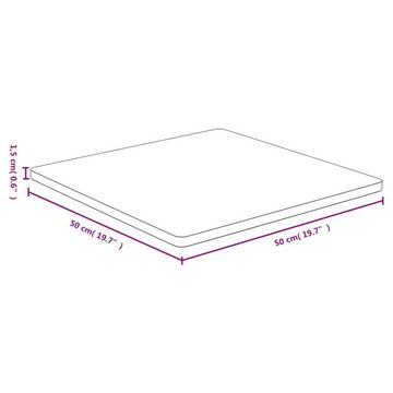 furnicato Tischplatte 50x50x1,5 cm Bambus (1 St)