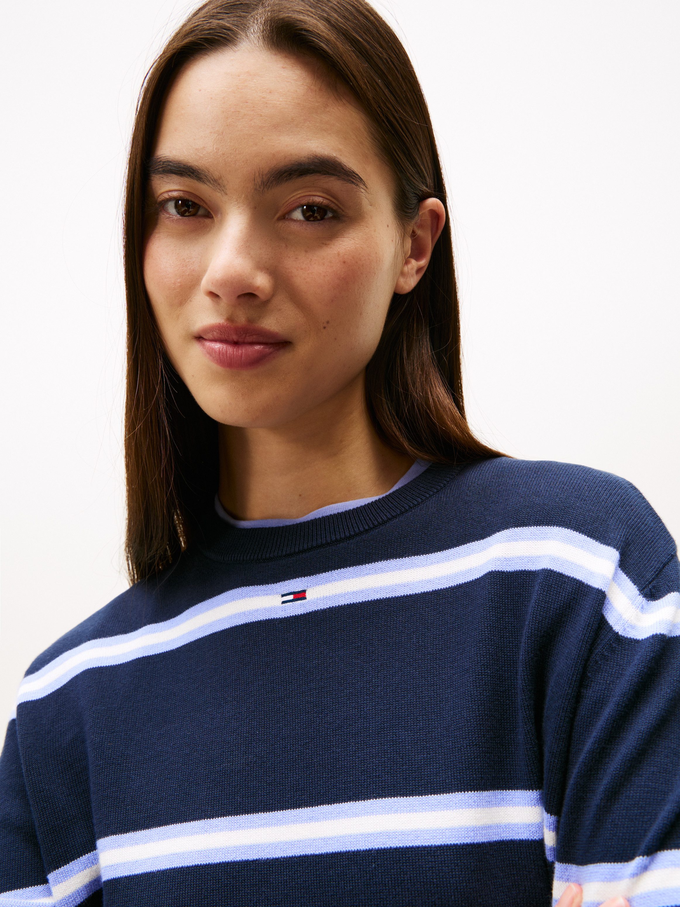 Tommy Jeans Strickpullover TJW ESSENTIAL CREW SWEATER EXT günstig online kaufen