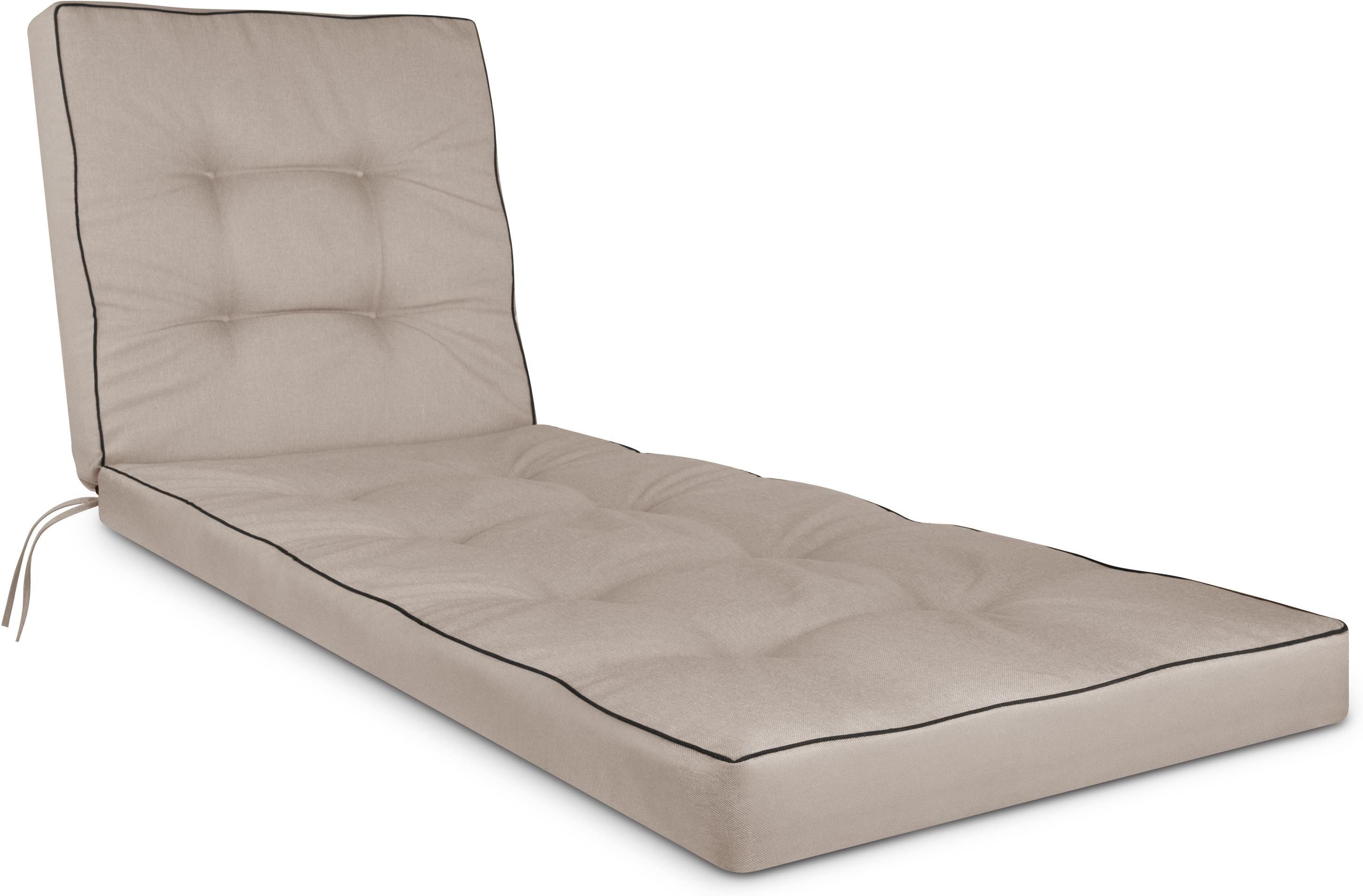 Aspero Sitzauflage Premium Garten-Liegenauflage Saragossa, Wasserdichte und weiche Outdoor Gartenliegenauflage