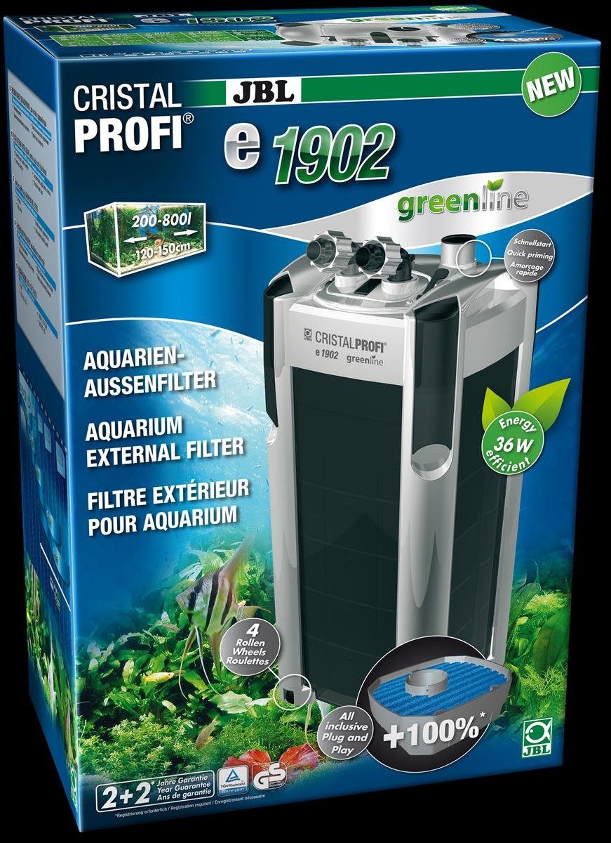 Aquariumfilter JBL CRISTALPROFI e1902 greenline Außenfilter für Aquarien von 200 -