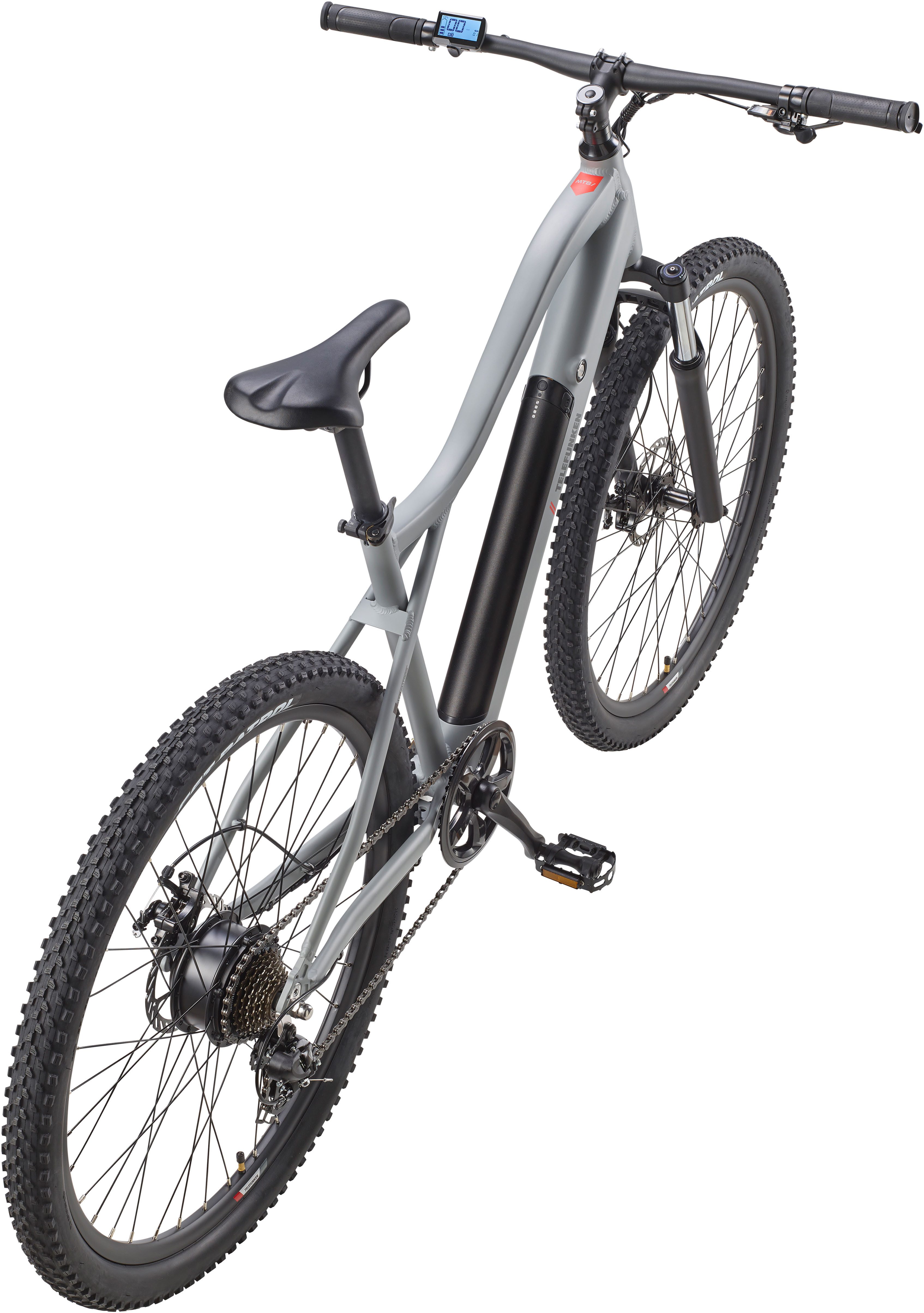 Telefunken E-Bike Mountainbike Aufsteiger MT922, 7 Gang Shimano TY300D Schaltwerk, Kettenschaltung, Heckmotor, 489,6 Wh, Pedelec, Elektrofahrrad, Damen u. Herren, E-MTB, Mountainbike, 29 Zoll