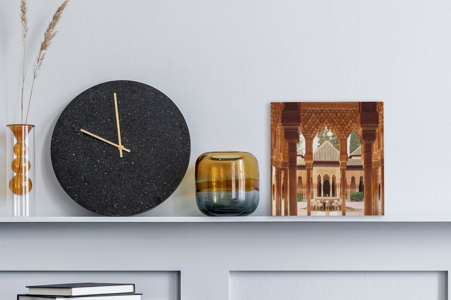 OneMillionCanvasses® Leinwandbild Traditioneller Leinwand Bilder (1 Innenhof St), Alhambra, für Schlafzimmer Wohnzimmer