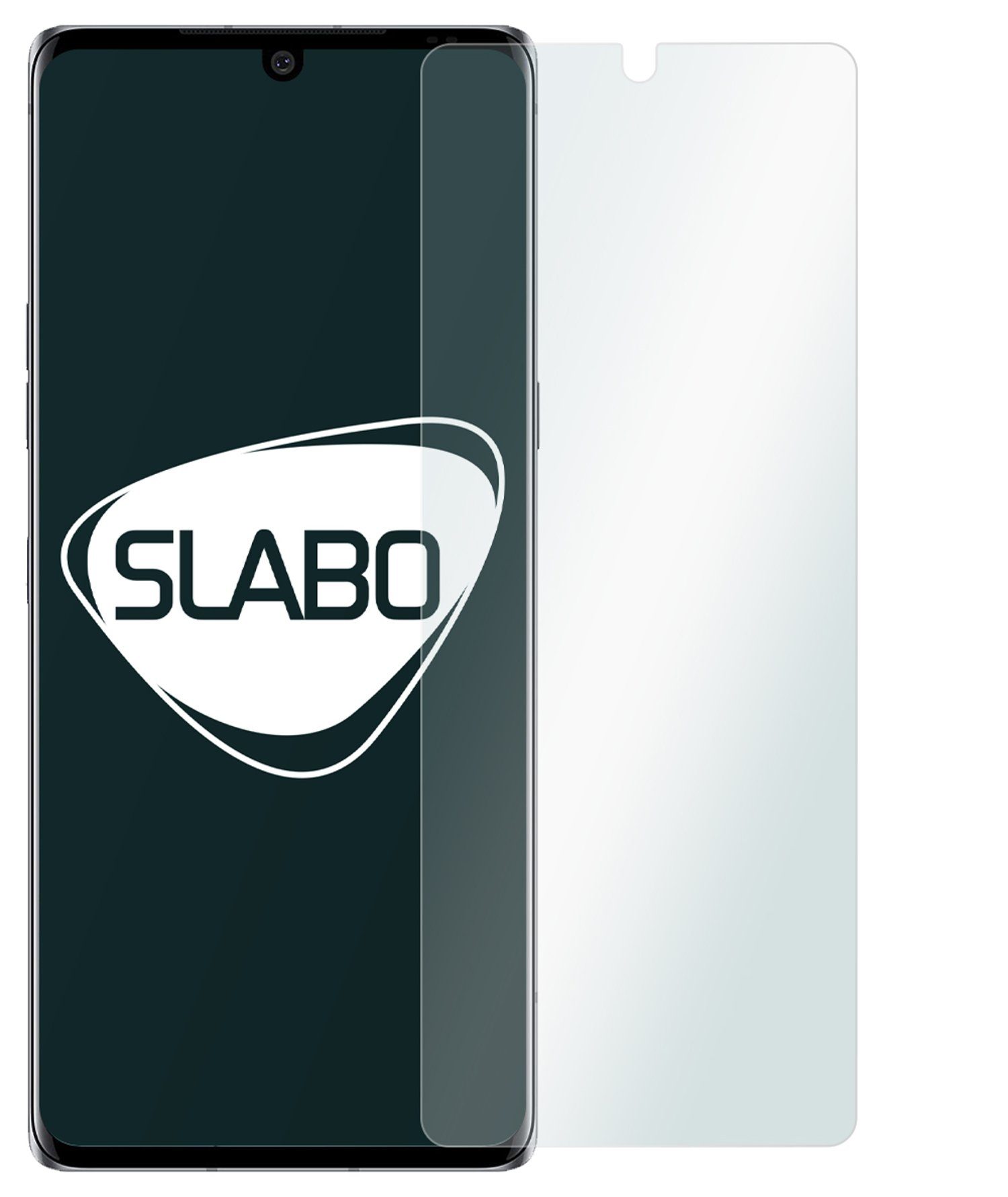 SLABO Schutzfolie 2x Displayschutzfolie Crystal Clear, LG Velvet (4G 5G)