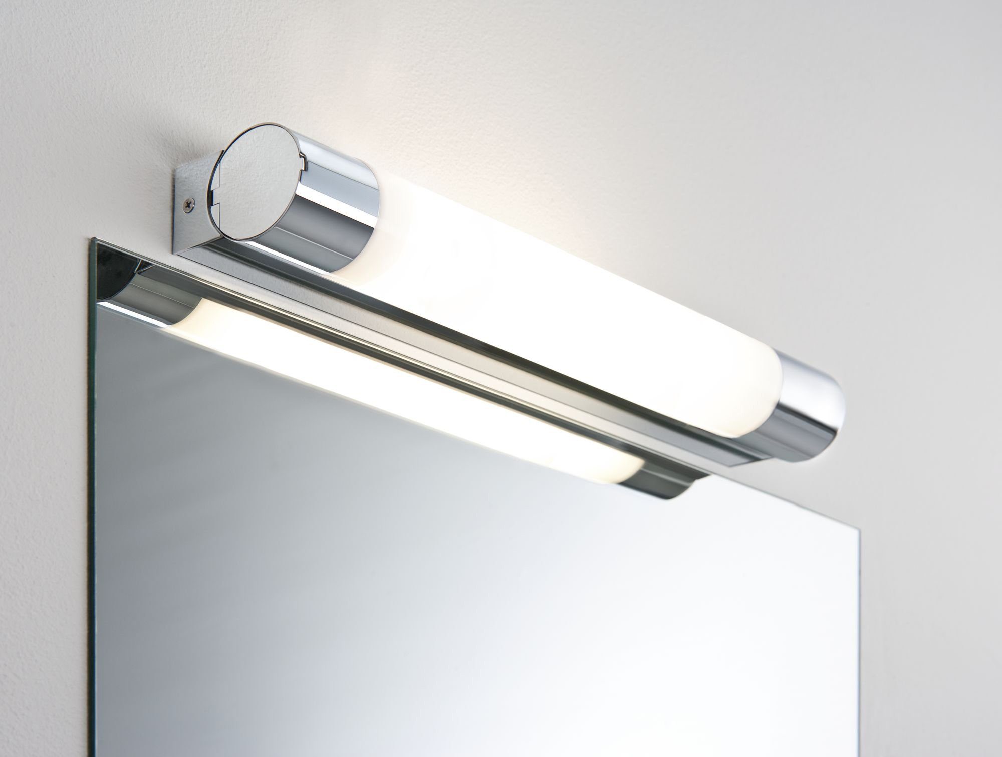 Paulmann LED Spiegelleuchte Selection Bathroom Spiegelleuchte Orgon IP44 3000K 230V 7,5W, LED fest integriert, Warmweiß, Badezimmerleuchte