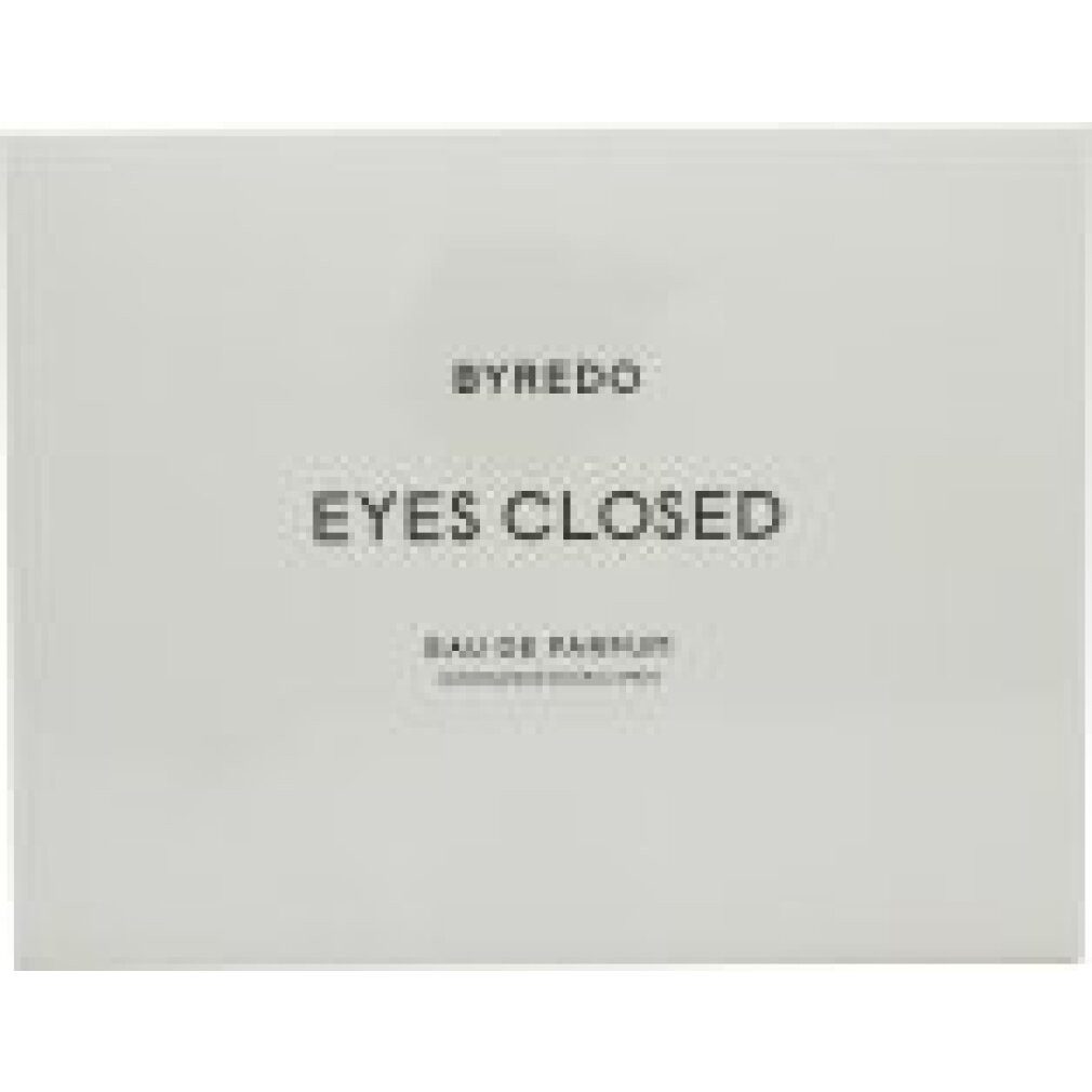BYREDO Körperpflegeduft Eyes Closed Eau de Parfum 100ml Spray