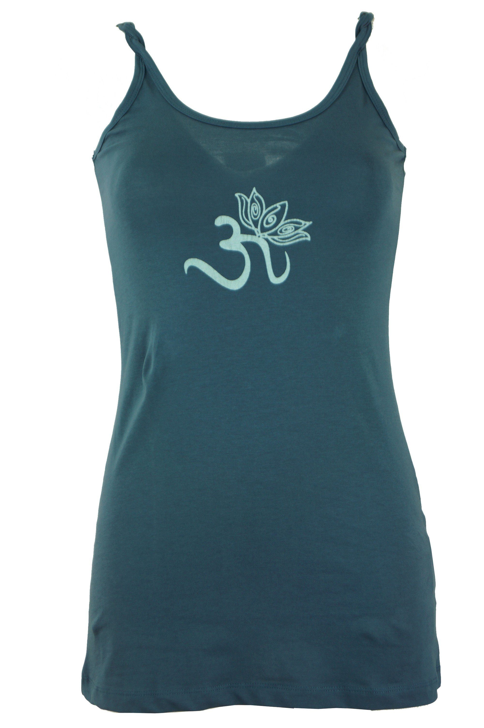 Guru-Shop T-Shirt Yoga-Top aus Bio-Baumwolle OM günstig online kaufen