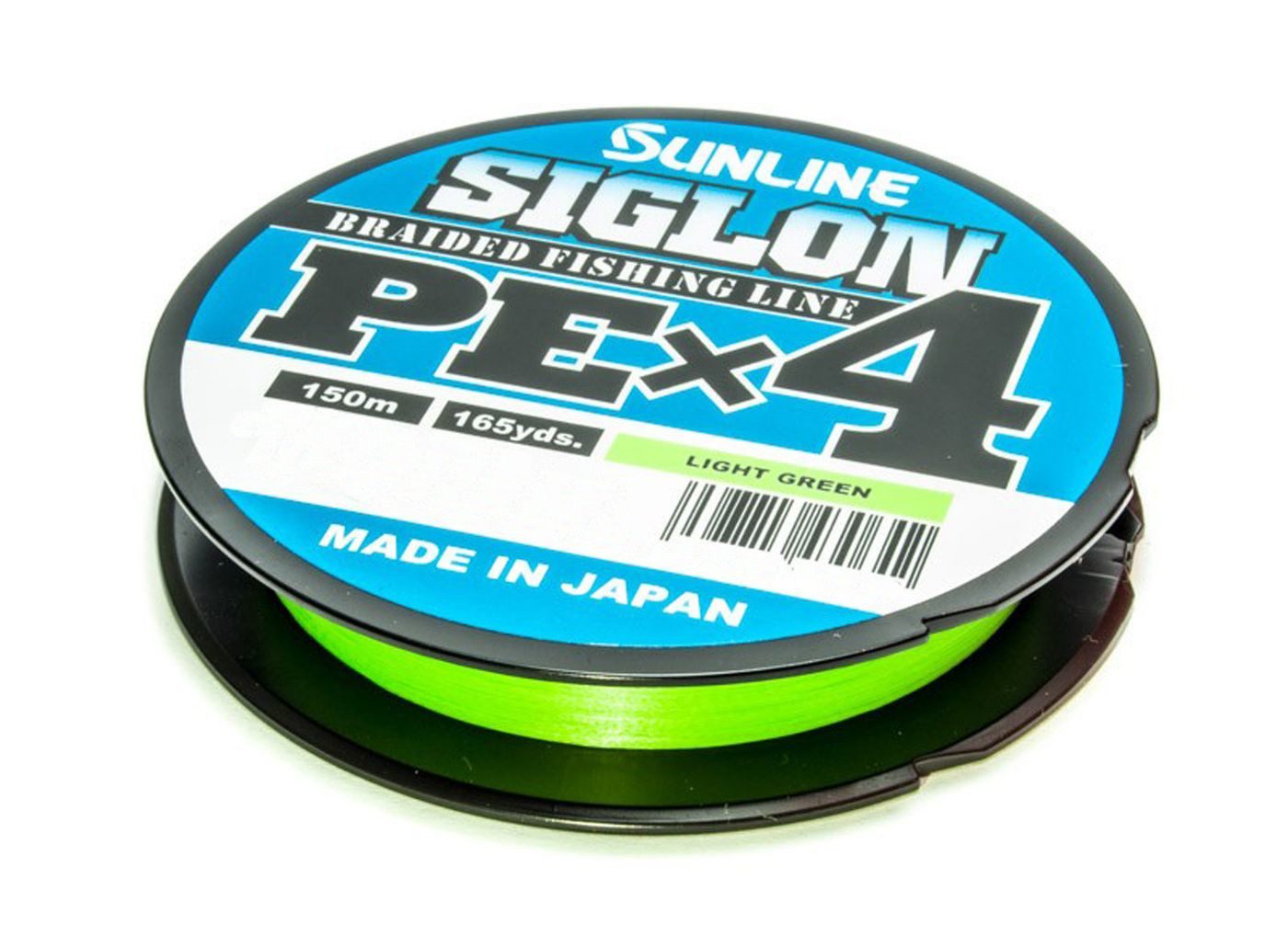 Sunline Angelschnur Sunline Siglon PE X4 Light Green 150m - Geflochtene Schnur, 0.187 m Длина, 0.187 mm Fadendurchmesser, (150-St)
