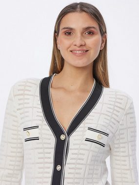 Edwina Eidtmann Cardigan Cardigan mit Schmuckknöpfen