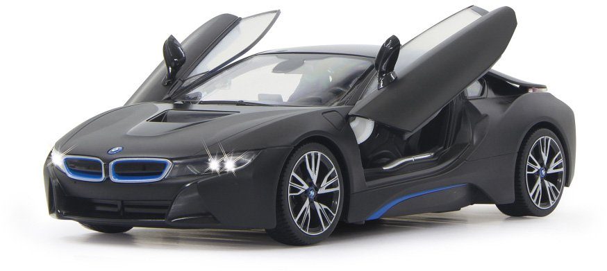 Image of Jamara RC-Auto »BMW i8 40MHz 1:14 schwarz«, mit LED Beleuchtung