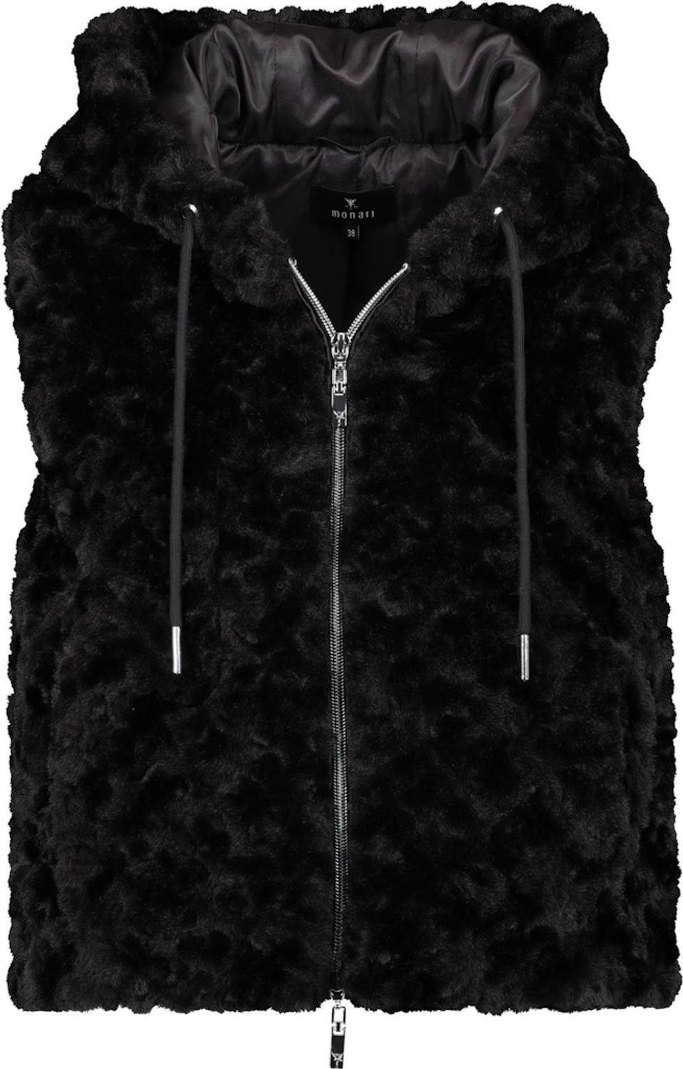 Monari Strickweste 809274 Kuscheliges Kunstfell für eleganten Komfort