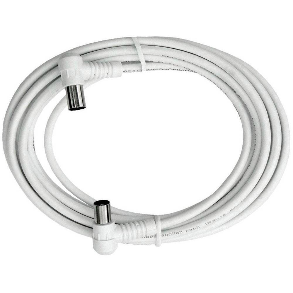 axing IEC Anschlusskabel, gewinkelt, 1.5 m SAT-Kabel
