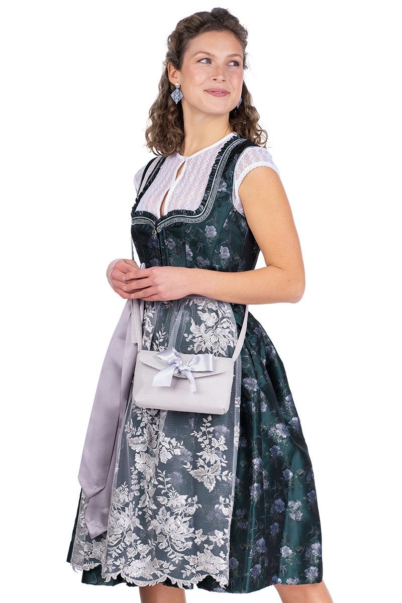 MarJo Dirndl Midi Dirndl 2tlg. - VANESSA - tanne/silber