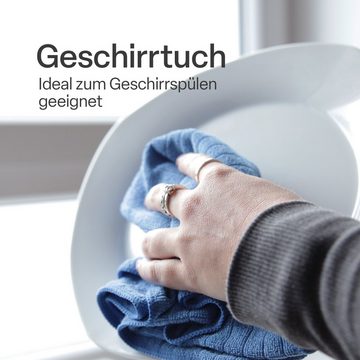 Bestlivings 20384 Geschirrtücher Mikrofasertuch (80% Polyester 20% Polyamid, 45x65 cm, 2-tlg., Microfasertuch Handtuch - Reinigungstuch - hochwertig 300g/m² Qualität)