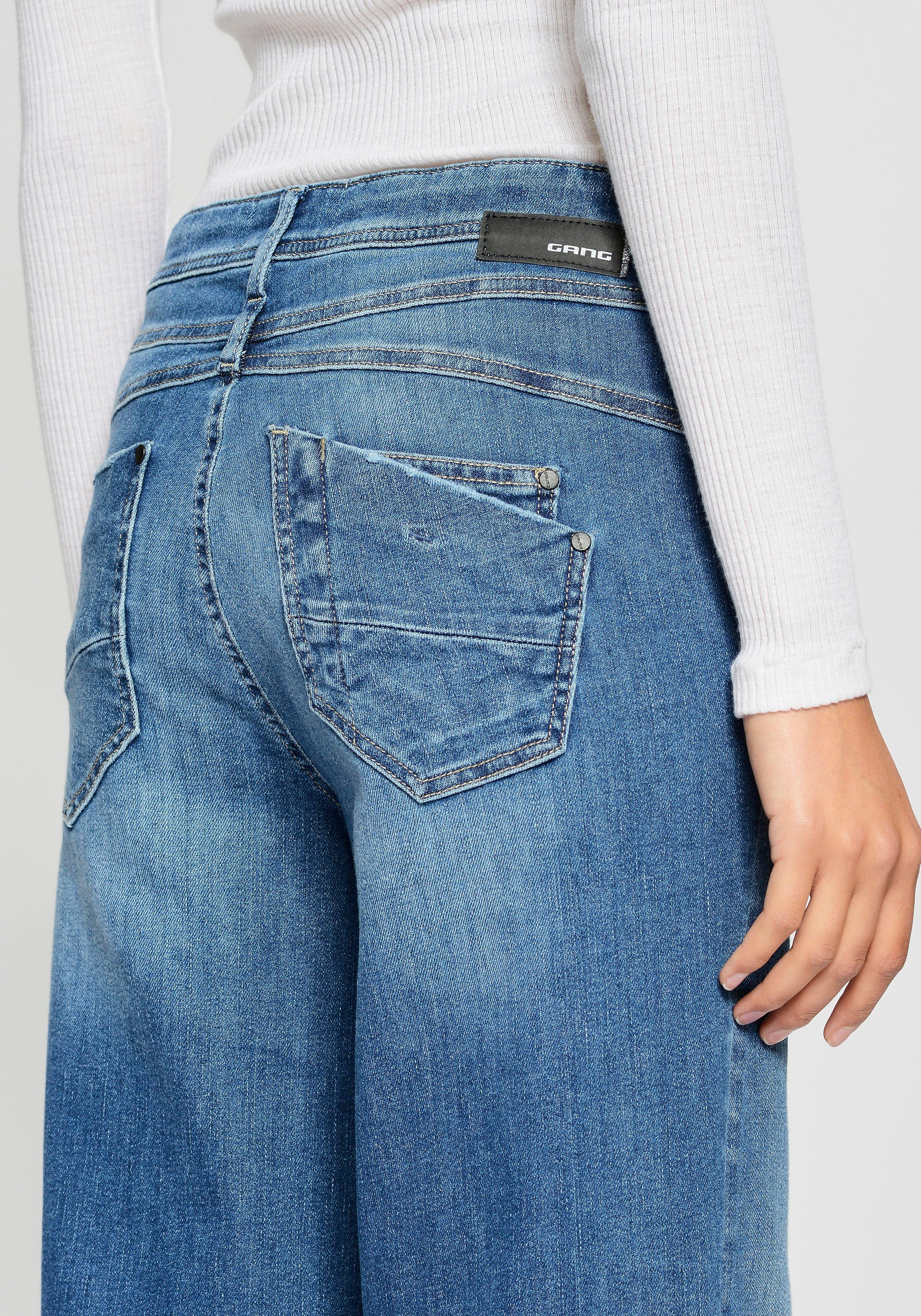 GANG Weite Jeans 94AMELIE WIDE aus Stretch-Denim – Bild 4 von 5