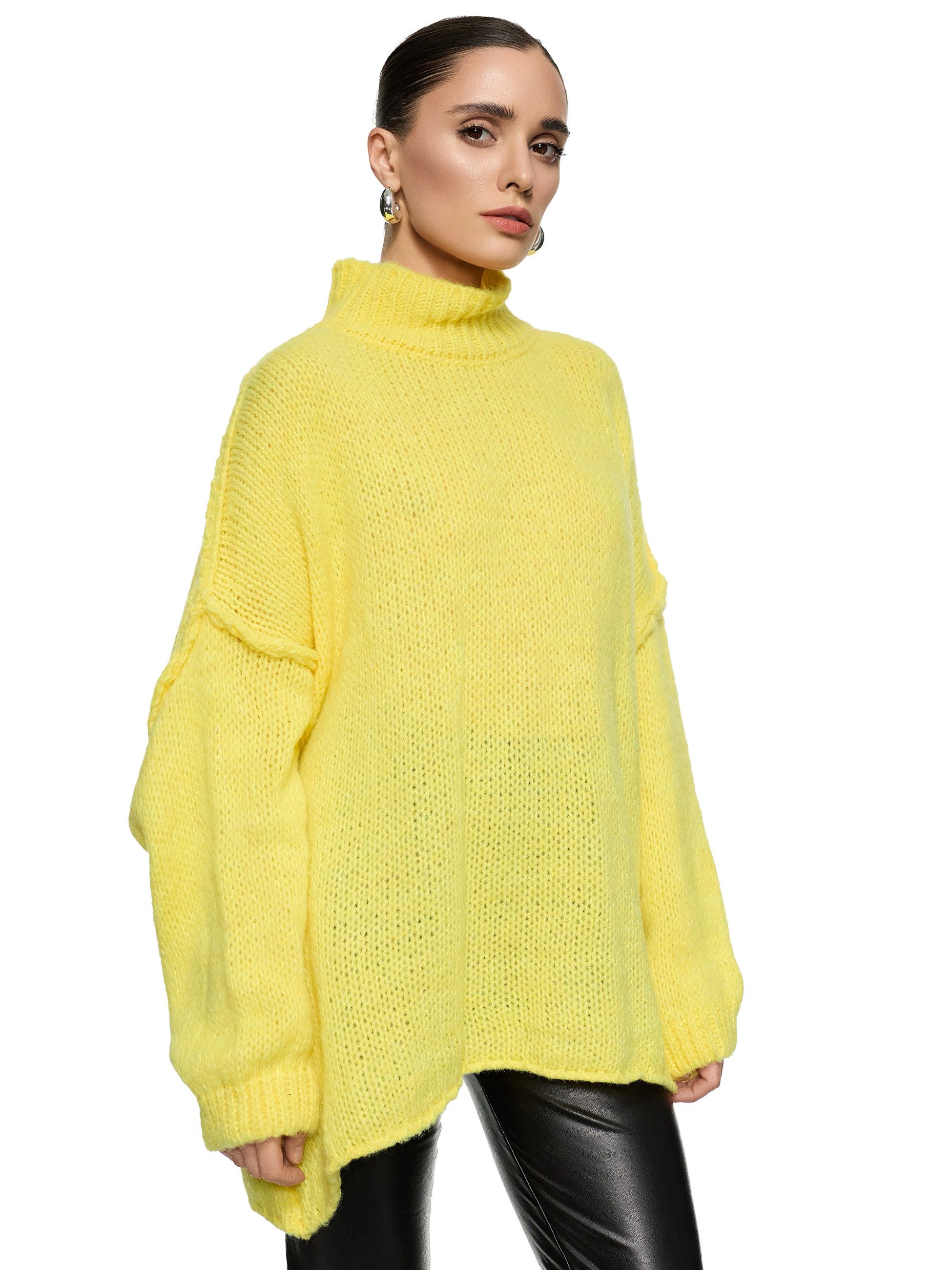 Worldclassca Longpullover WORLDCLASSCA Damen Oversize Strickpulllover günstig online kaufen