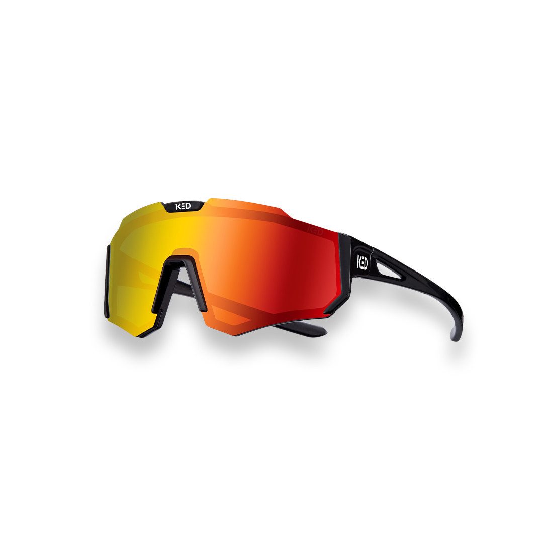 KED Fahrradbrille Ghost Kids Fahrradbrille, Ultraleicht, Stoßfeste Polycarbonat-Gläser, UV-Schutz, Alter 2-6 Jahre