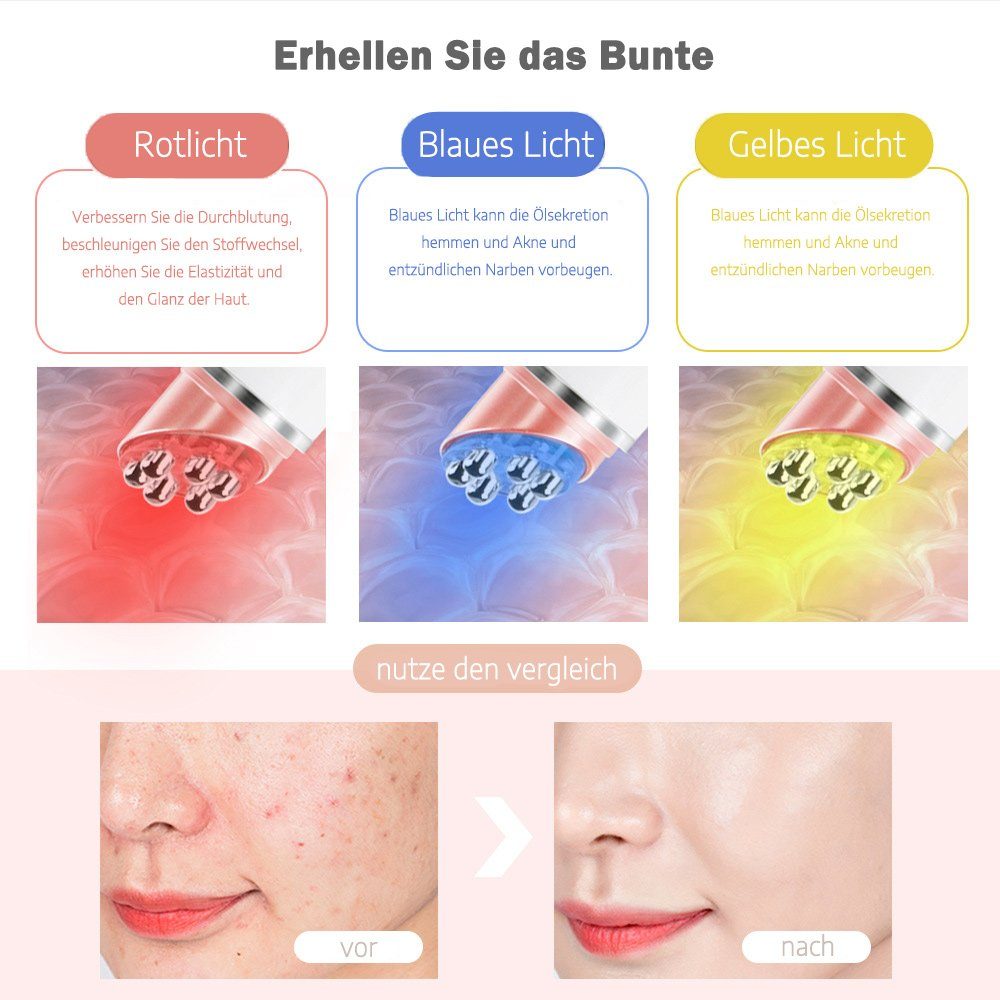 COOL-i ® Anti-Aging-Gerät Augenpflegegerät mit Wärme- & Vibrationstechnologie, Entspannende Augenpflege – kabellos, tragbar, per USB aufladbar