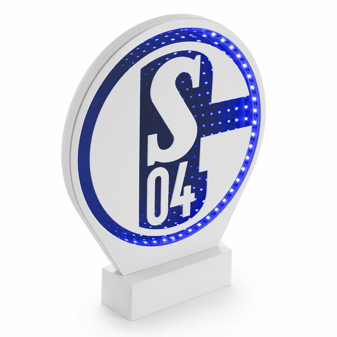 FC Schalke 04 LED Dekolicht LED-Licht Logo Mirror