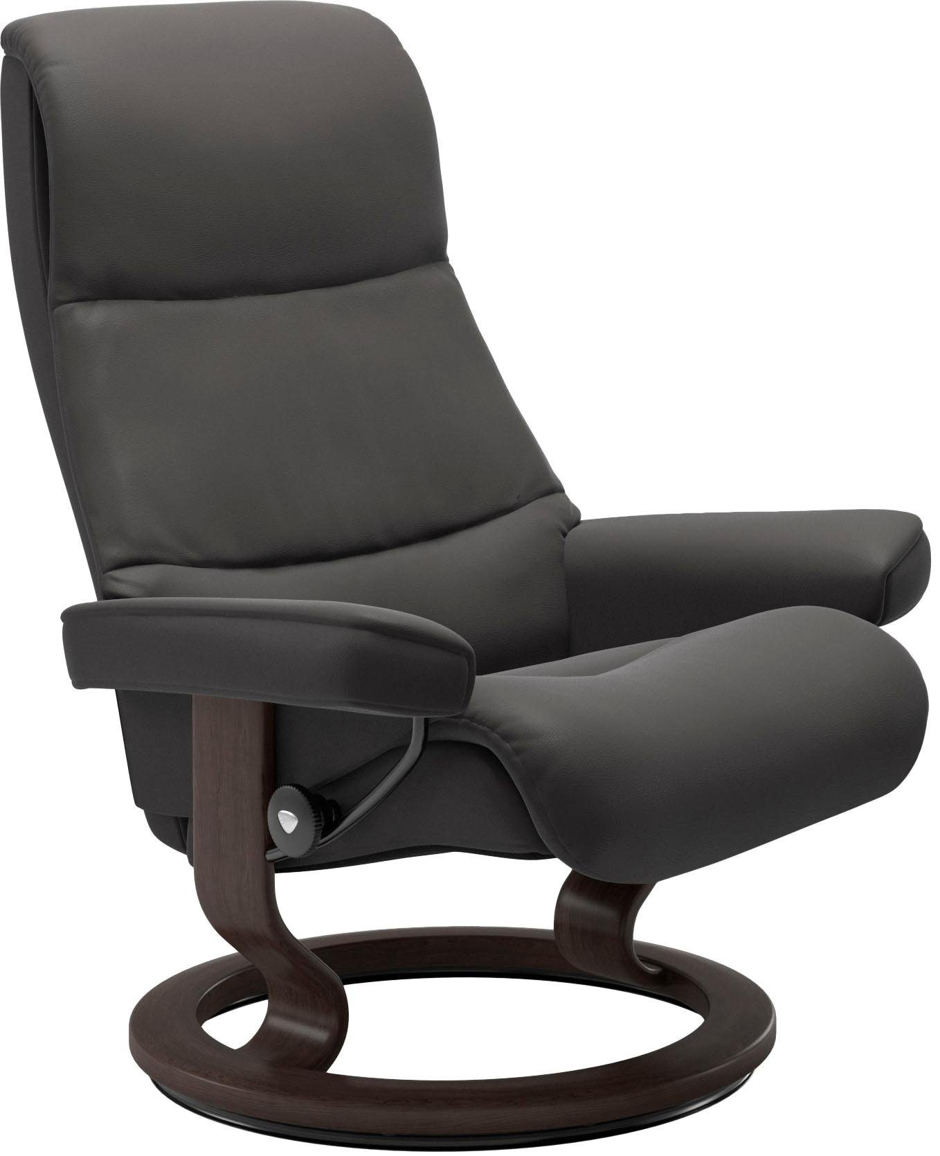 mit Base, Größe M,Gestell Stressless® Relaxsessel Wenge View, Classic