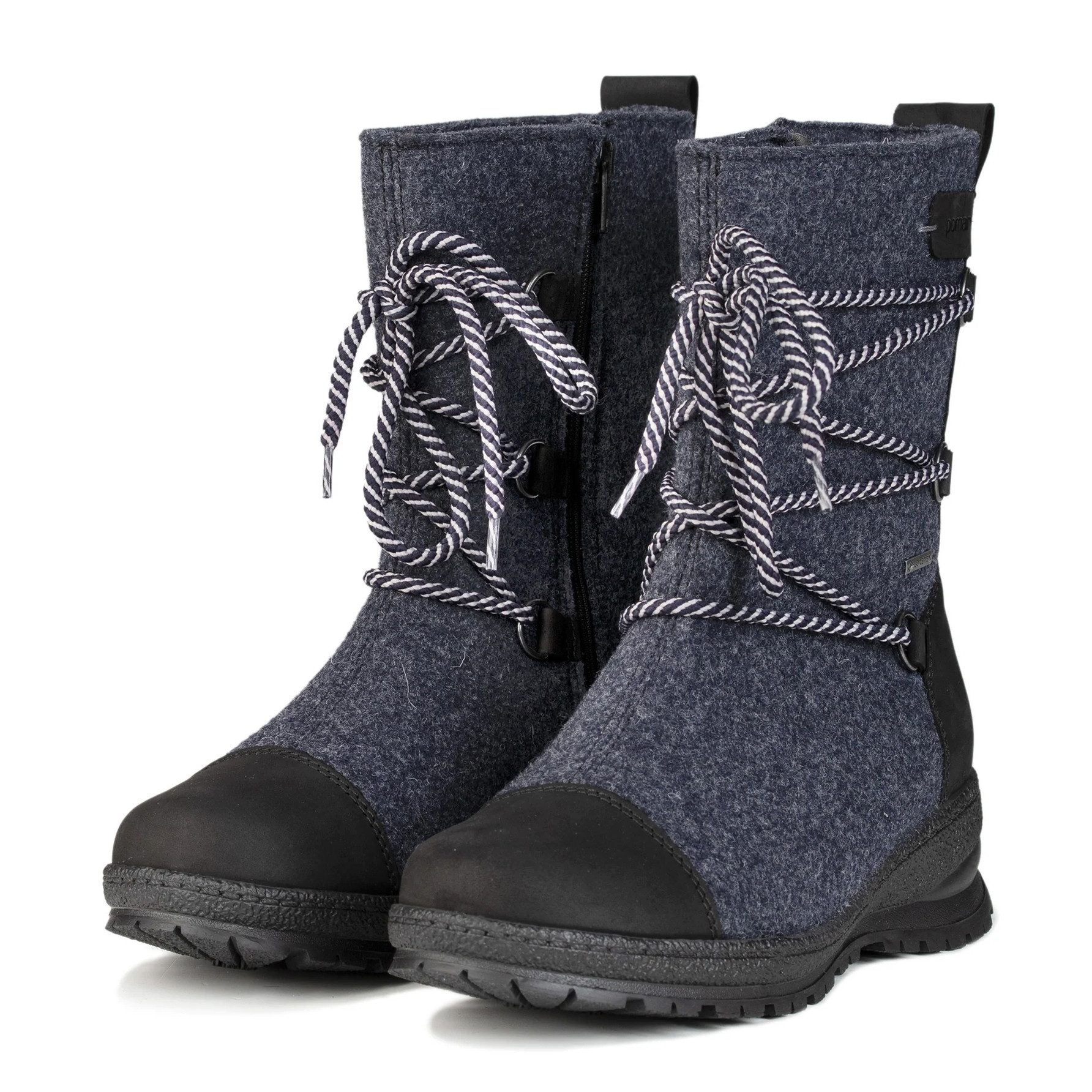 Pomar Koli GTX (Filzstiefel, wasserdicht, breit, extrem warm) dunkelblau Winterstiefel
