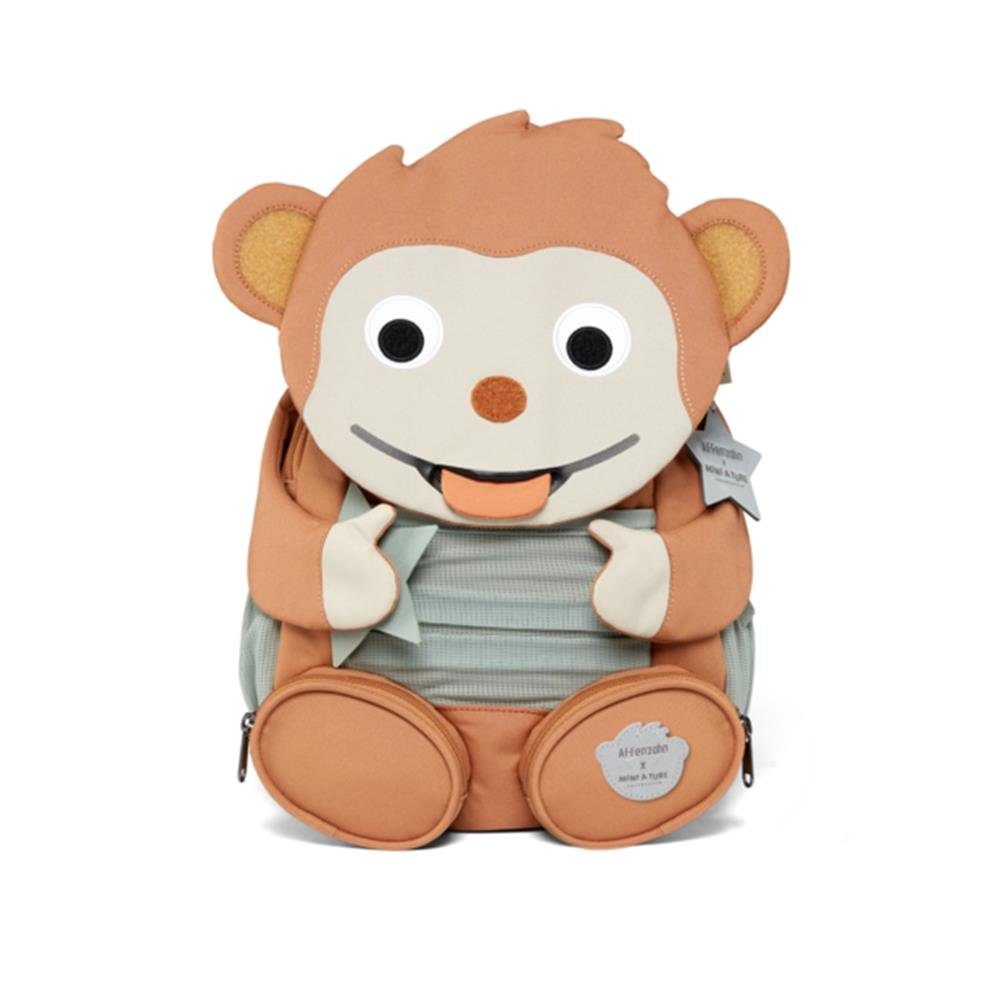 Affenzahn Kinderrucksack Großer Freund Edition Mini A Ture - Affe (Hellbraun), 8 Liter, für Kinder 3-5 Jahre, für Freizeit und Kindergarten