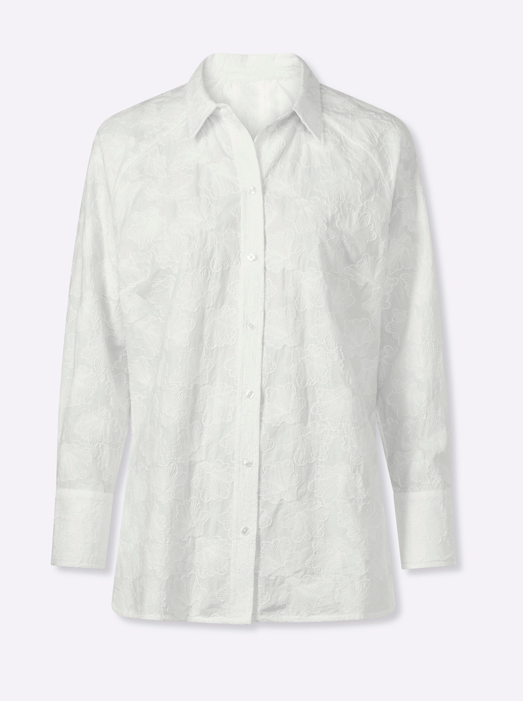 heine Klassische Bluse Bluse Langarm
