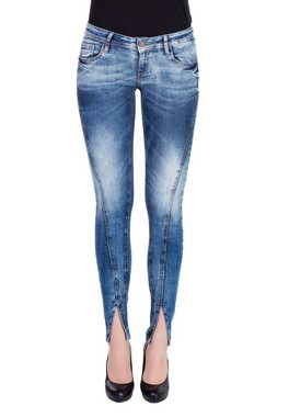 Cipo & Baxx Slim-fit-Jeans mit trendiger Ziernaht