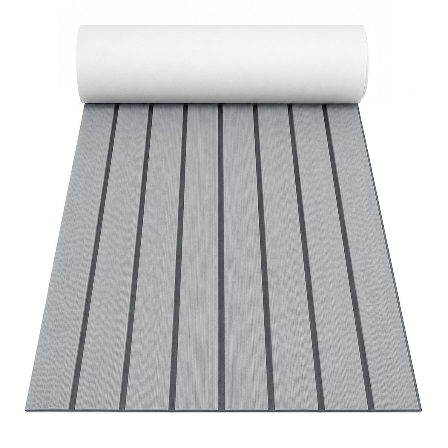 Clanmacy Bodenmatte Teak EVA Schaum Marine Teak Bodenbelag Matte Deck Teppich 240x45cm