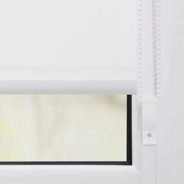 Seitenzugrollo Klemmfix Motiv Menü, LICHTBLICK ORIGINAL, Lichtschutz, ohne Bohren, freihängend, Klemmfix, bedruckt