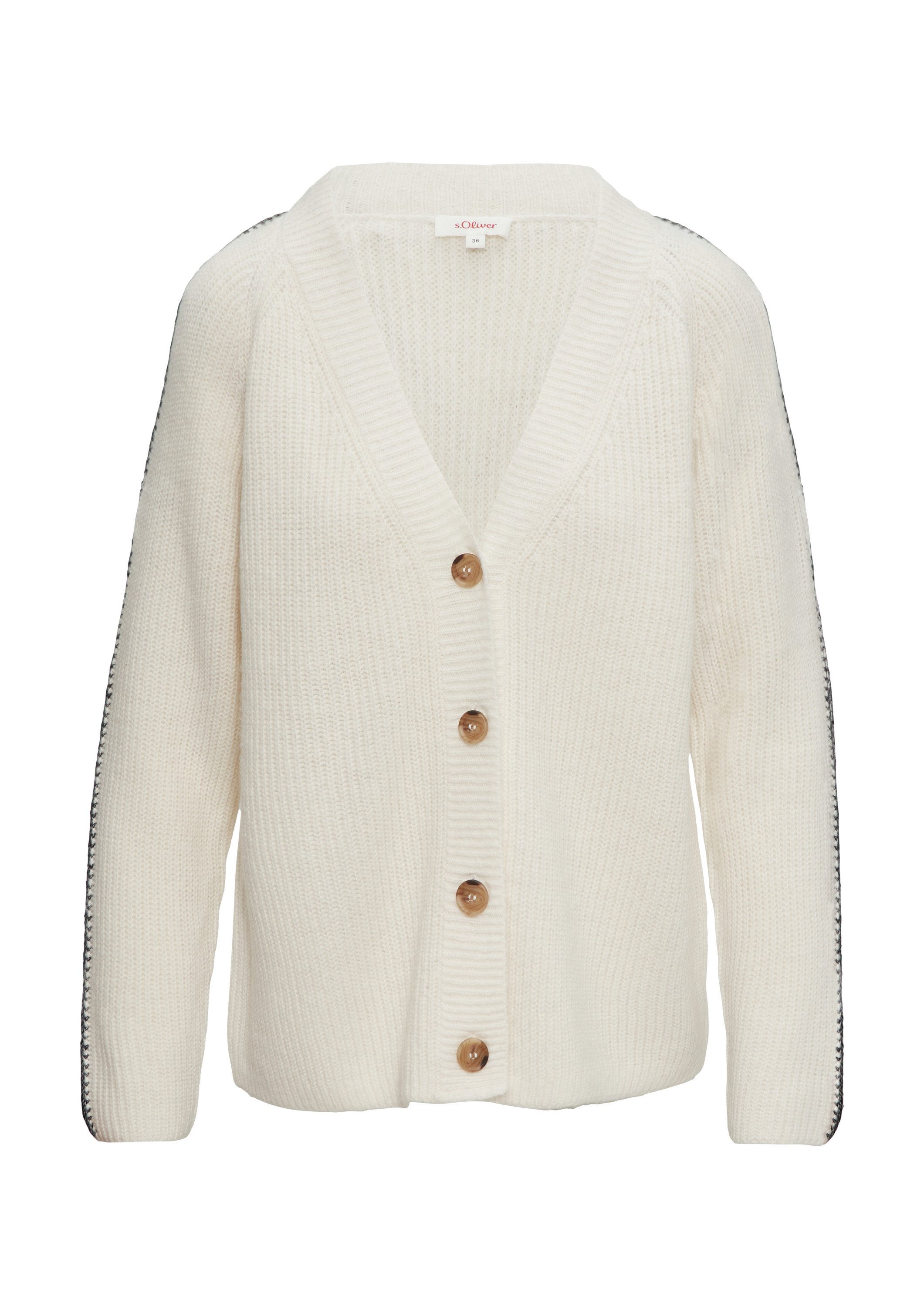 s.Oliver Cardigan Strickjacke Strickjacke aus Wollmix günstig online kaufen