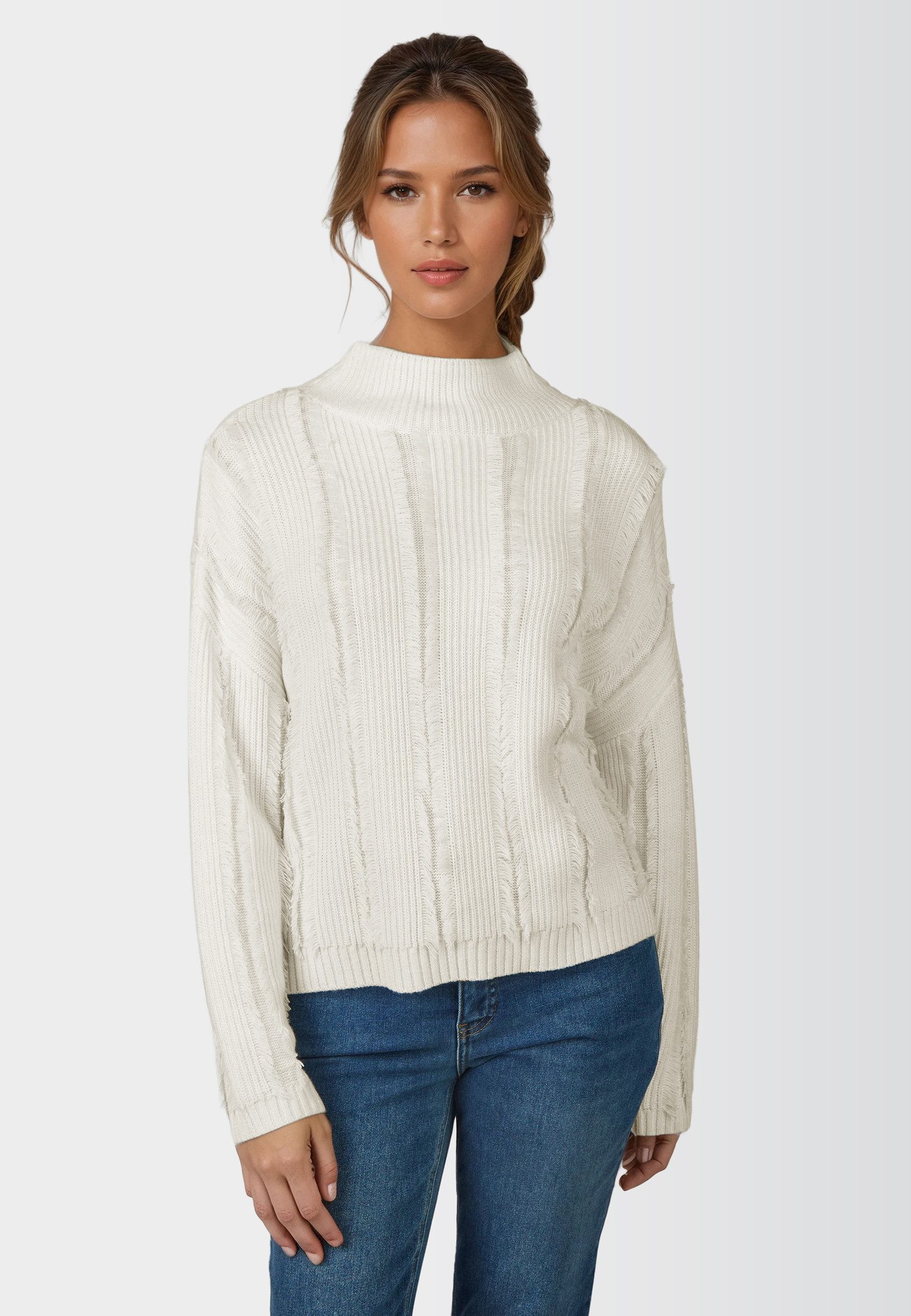 Stehkragenpullover